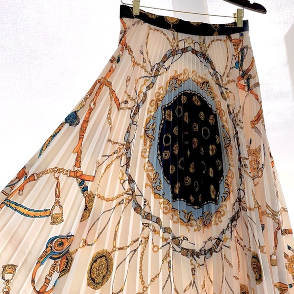 ZARA woman pleated midi skirt - Picture 1 of 6